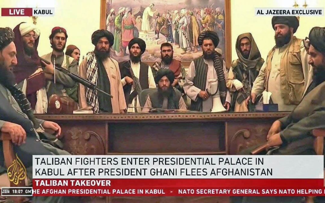Afghanistan, Taliban seize power